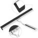 Glass Magnetic Window Cleaner Squeegee Cleaner Shower Kitchen Bathroom Mirror Rubber Wiper with Hanger Hook Rack - Buy Online on GoSupps.com