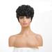 Black Pixie Cut Wig for Women - Short Curly Layered Synthetic Hair Wigs - Buy Online on GoSupps.com