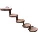 Kitabetty Wooden Hamster Ladder Natural Apple Wood Pet Ladder Hamster Climbing Ladder Pet Bridge Toy Pet Climbing Stairs Training Tool Hamster Cage Accessories - Buy Online on GoSupps.com