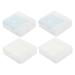 SOLUSTRE 4pcs Colored Contact Lenses Contact Lens Case Travel Glasses Abs Makeup Mirror