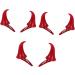Beavorty 6 Pairs Halloween Decorative Red Horn Barrettes Cute Halloween Hair Pins Devil Halloween Costume Headpiece Demon Hair Clamps Bang Devil Horns Hair Clip Horn hairpin cosplay child - Buy Online on GoSupps.com