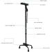 Canes Elderly Quadruple Cane Magnetic Retractable Non Slip Hand War (A) Star of Light - Buy Online on GoSupps.com