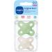 MAM Original Start Soother 0-2 Months (Pack of 2) Baby Soother Made from Sustainable Material SkinSoft Silicone Teat with MAM Soother Case Cream Plain Stone - Buy Online on GoSupps.com