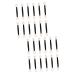 Baluue 48 Pcs Women Eyeshadow Brush Eyeshadow Blending Brush Makeup Applicator Eye Blending Brushey Black