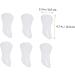 FOMIYES 3 Pairs Clear Gel Forefoot Pads for Heels Shoes | Heel Cups & Arch Support Inserts - Buy Online on GoSupps.com