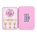 Nail Stand - Nail Tip Holder Magnetic Nail Tip Practice Stand Base Crystal Alloy Holder Nail Art Display Stand (Color : Pink)