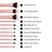 11-Piece Rose Gold Brush Set with Cosmetic Bag by BHcosmetics - Premium Metal Makeup Brushes for Flawless Application - Buy Online on GoSupps.com