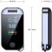 hoaker Digital Alcohol Tester Professional Breathalyzer with LCD Display USB Rechargeable Electronic Alcohol Tester Keychain - Buy Online on GoSupps.com