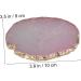 Gogogmee Nail Gel Nail Rest Stand Resin Nail Round Cosmetic Painting Palette Makeup Palette Make up Nail Set Pink Medium - Buy Online on GoSupps.com