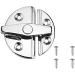 Qfauto Marine Boat Door Catch Latch - 316 Stainless Steel Twist Lock 55mm Round Design for Boat and Cabinet Applications - Buy Online on GoSupps.com