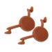 NUOBESTY Lot de 2 Appareils d'Exercice Facial en Silicone Marron pour Correction du Sourire R glage de Force Cr ateur de Fossettes Naturelles Outil d'Entra nement du Sourire pour Usage