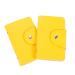 Mikinona 2pcs Nail Art Card Holder Plate Holder Nail Plate Organizer Bag Stamping Plates Organizers Stamping Plates Storage Bag Nail Stamp Nail Art Stamper Pouch Pu Embossed Photo Album Yellow 14.5X9.5X1.8CM