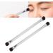 Eyeshadow Brush Silver Professional Soft Hair Eyelid Brush Double Ended Ergonomic for Makeup Artist for Home - Buy Online on GoSupps.com