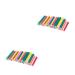 DOITOOL 100 Pcs Nail Stickers Fruit Canes Polymer Clay Cane for Nail Art Accessories 3d Nail Sticker Canes Sticks DIY Homemade Canes Braiding Toy Nail Art Stickers Claycanes Manicure