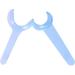 SUPVOX 8-Piece Cheek Retractor Set | T-Shape Lip Retractor for Dental Orthodontics & Teeth Whitening - Blue - Buy Online on GoSupps.com