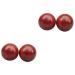 Frcolor 4 piece of rolling ball massage deep fabrics wooden wooden ball massage ball stress ball classic ball on the wrist scroll wheel gymnasium gym ball fitness massage ball bamboo red