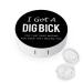 I Got A Dig Bick Round Case For Contact Lens Kit Storage Box with Mirror Printed