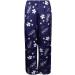 Women's Lovely Nursling Cropped Linen Pants - Blue, Large | Relaxed Comfort, Boho Beach Style | Work Casual Wear - Buy Online on GoSupps.com