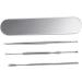 Hemoton 3pcs Stainless Steel Ear Cleaner Set - Ear Scoop, Ear Spoon, Wax Remover - Silver Earmuffs for Gentle Ear Cleaning - Buy Online on GoSupps.com