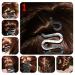 3 Pcs Hair Braiding Tool Roller Set - Black DIY Hair Styling Bun Maker - Buy Online on GoSupps.com