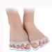 Zittop Toe Separators - Bunion Corrector & Toe Spacers Set for Pain Relief - Toe Stretcher for Hammer Toe - 4 Pieces, White - Men & Women - Buy Online on GoSupps.com