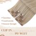 Buy 16 Ash Blonde Clip-in Hair Extensions - Real Remy Human Hair 7pcs Perfect for Mother's Day Seamless PU Clips - Buy Online on GoSupps.com