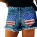 Gufesf Women's High Waisted White Denim Shorts - Summer Casual Short Pants - B2-blue, X-Large - Buy Online on GoSupps.com