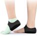 Heel Protectors Heel Cups for Plantar Fasciitis Heel Pain Relief Protectors for Heel Spur  Cracked Heels  Achilles Tendonitis  Heel Support Sleeves Seat Wraps Heel Sleeve Pads Cushion (Black)