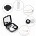 Herchr Portable Contact Lens Container Kit with Mirror - Colorful Mini Storage Box Holder for Travel (Black) - Buy Online on GoSupps.com