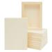 6 Pack Unfinished Wood Panels for Painting Wooden Canvas for Arts and Crafts (5x7 Inches)