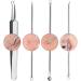 KAV Comedone Extractor Kit 5-Piece Blackhead Remover Tool Set with Storage Case for Acne Prone Skin - Stainless Steel Pimple and Blemish Extractor Tools for Deep Cleansing - Buy Online on GoSupps.com