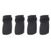 Hemoblo claw covers for cats: scratch protection for cats breathable mesh cat paw covers cat claw covers caps for the cat injection fur care bathing 4 pcs 10x9x0.5cm black