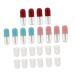PACKOVE 12 Pi ces Mini Tubes de Gloss Rechargeables Flacons Vides Pratiques pour et Al atoires Couleur Al atoire