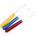 Exceart 3-Piece Button Hook & Zip Tool Set - Rubber Band Elastic Cord for Seniors Stainless Steel & Wooden Handle | Ideal for Elderly & Patients - Buy Online on GoSupps.com