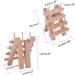 PandaHall 12 Spool Small Wooden Thread Rack Holder - Sewing Embroidery Organizer (Burlywood) - Buy Online on GoSupps.com