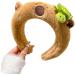 JSGHGDF Capybara Charming Hair Bands Hair Hoop Simple Headbands Hairband Hair Accessories Hair Bands Plush for Girl 4 - Buy Online on GoSupps.com