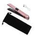 LALADEFIEE Curling Iron Mini Hair Curling Wand Pro Tools Cordless Hair Straightener Travel Hair Tools Abs 21X4X3.5CM Golden