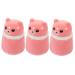 BIUDECO 3pcs Powder Puff Box Baby Powder Puff Baby Powders Baby Powder for Newborn After-Bath Powder Puff Baby Powder Box Empty Puff Box Body Powder Holder Talcum Powder Bottle Puff Bottle