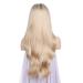 Buy SHIYID Blonde Wig with Dark Roots - Two Tones Long Wavy Front Lace Synthetic Wig for Women | High Temperature Fiber - Buy Online on GoSupps.com
