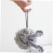 FRCOLOR 6 Pcs Bath Flower Sponge Set for Body Cleaning - Natural Shower Scrubber Mesh Pouf with Cartoon Grey Design - Buy Online on GoSupps.com