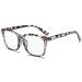 Koosufa fashion blue light filter reading glasses men women computer glasses reading girlfriends Fehilfe Vehiligence anti -tired glasses with strength 0.0 1.25 1.5 1.75 2.25 2.75 3.5 4.0 1x Leopard 2.75 x