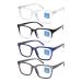 Blue Light Blocking Computer Glasses Decrease Eye Eyestrain Unisex(Women/Men) Glasses Nerd Reading Gaming Glasses C4C5C6C9