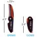 ZEUS Mustache Wax & Folding Comb Set for Men - Natural Grooming Essentials - Buy Online on GoSupps.com