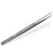 Straight tweezers 25 cm with internal teeth stainless steel