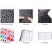 Doumneou 216 Colors Nail Tips Display Book DIY Nail Arts Showing Label Gel Color Graphic Card Painting Display Board Silver - Buy Online on GoSupps.com