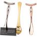 Premium Gold T-Bar Eye Massage Roller Set - Eye Cream Massage Device for Refreshing Skin - 9.6x3.5cm - Buy Online on GoSupps.com