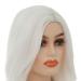 White Long Curly Wig for Women Wavy Synthetic Fiber Cosplay & Daily Wear - Buy Online on GoSupps.com