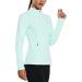 Baleaf Women's Fleece Half-Zip Running Jacket - Aqua, X-Small - Buy Online on GoSupps.com