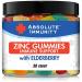 Absolute Nutrition Immunity Zinc + Gummies with Elderberry 30 Count