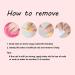 iBeautying Taro Red Semi-Transparent False Nails - UV Gel Finish, Medium Short Round Shape, 24 Nail Kit - Buy Online on GoSupps.com